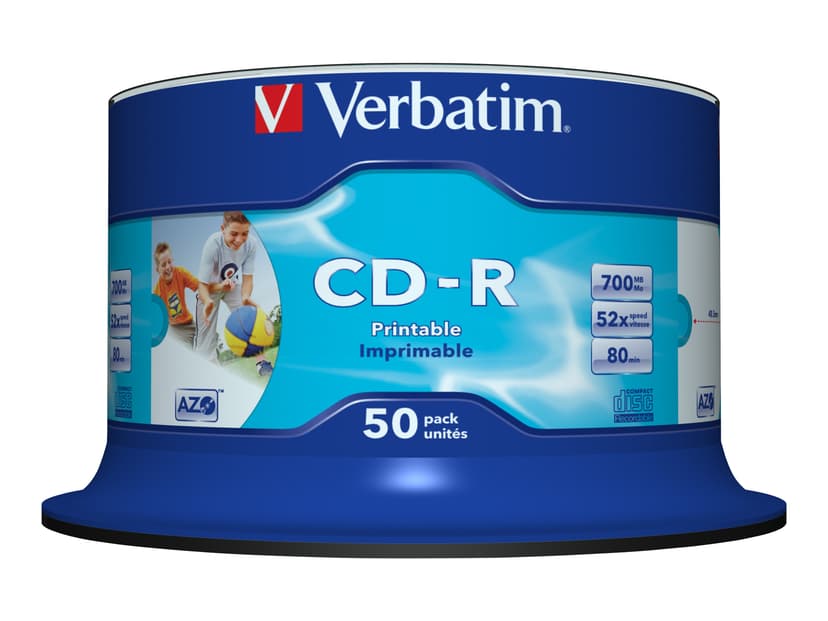 Verbatim CD-R Print Ink CD-R 700MB 50pc(s)