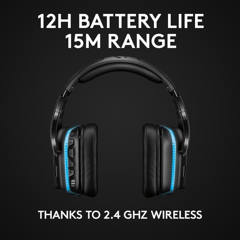 Logitech Gaming Headset G935 Blå, Sort