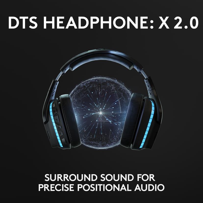 Logitech Gaming Headset G935 Musta, Sininen