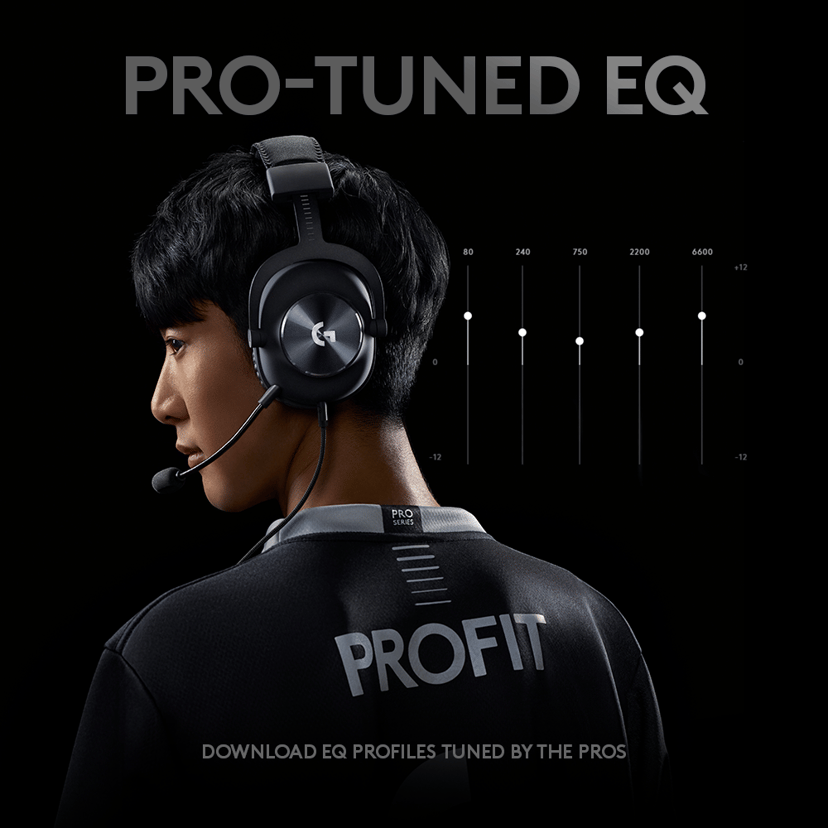 Logitech G Pro X Gaming Headset Stereo Svart