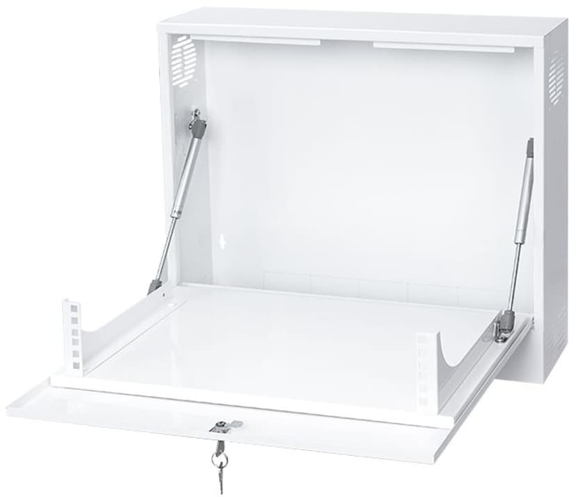 Direktronik Nedfällbart väggrack 19" 3U