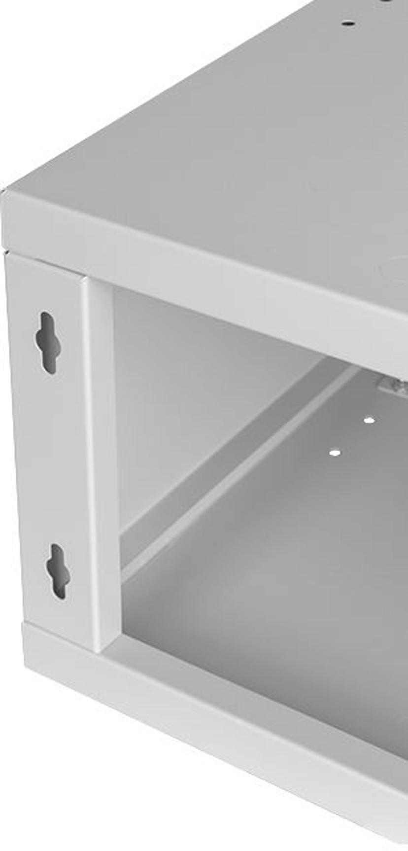 Direktronik Wall Rack 19" 4U 35cm Metal Door Grey
