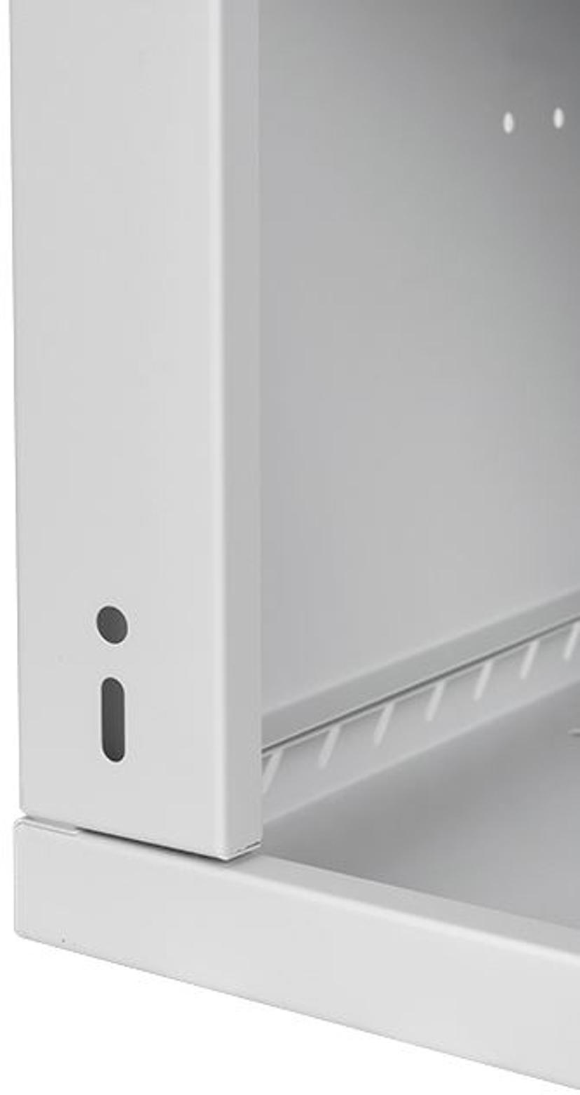 Direktronik Wall Rack 19" 6U 35cm Metal Door Grey
