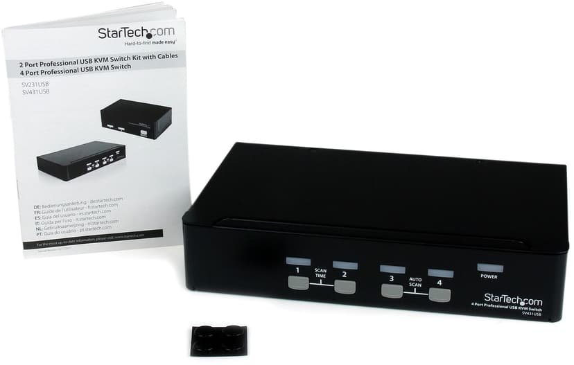 Startech 4 Port Professional VGA USB KVM Switch