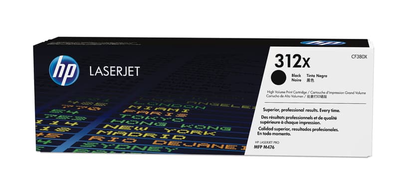 HP Toner Svart 312X 4.4K - CF380X