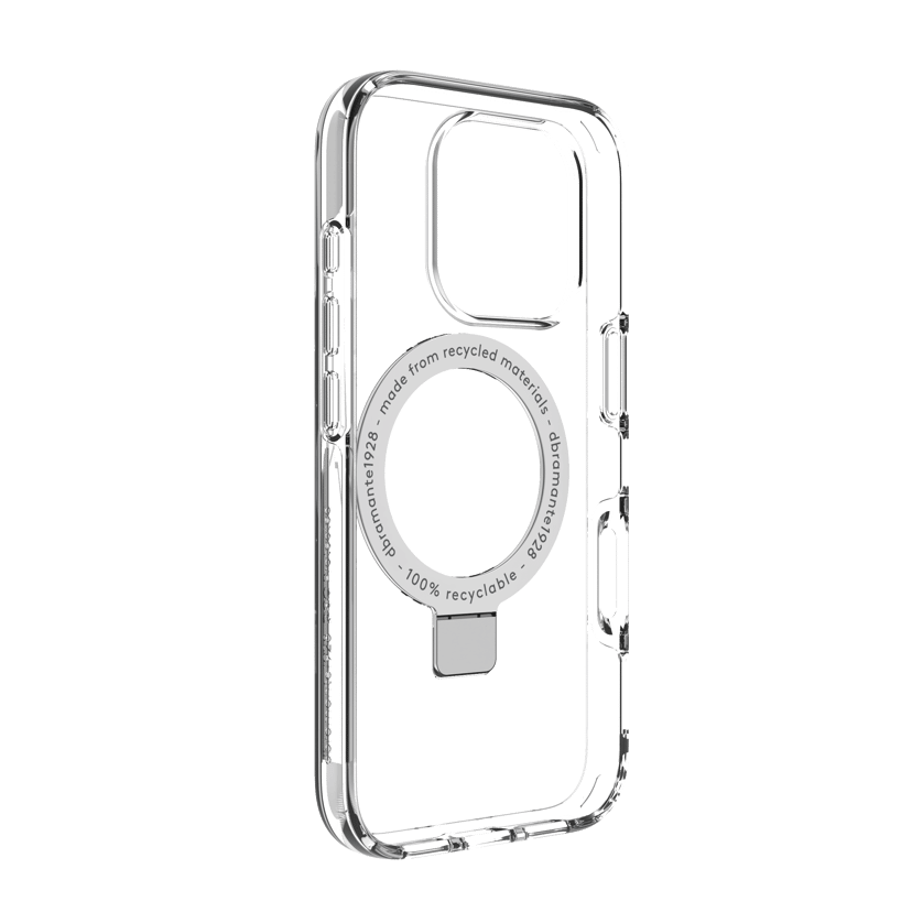 dbramante1928 Iceland Ultra D3O MagSafe Kick iPhone 16 Pro Transparent