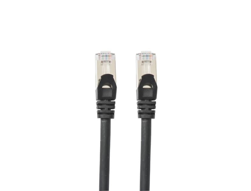 Prokord Nettverkskabel LSZH RJ-45 Cat6a 0.5m Sort
