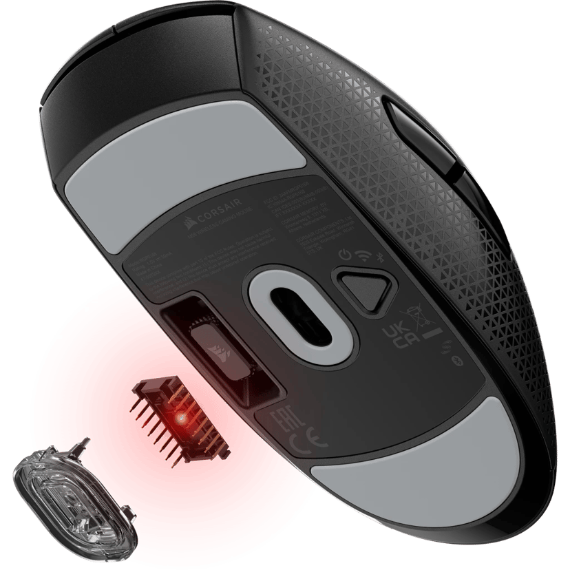 Corsair M55 Gaming Mouse Wireless RF Wireless + Bluetooth + USB Type-A
