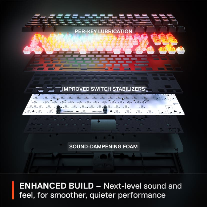 Steelseries Apex Pro Gen 3 TKL Wireless Trådløs  Nordisk