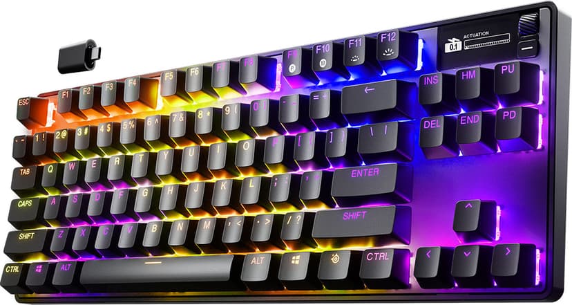 Steelseries Apex Pro Gen 3 TKL Wireless Trådløs  Nordisk