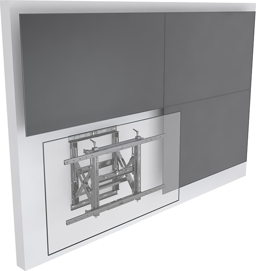 Multibrackets 1749 digitalskiltmontering 2,41 m (95") Svart