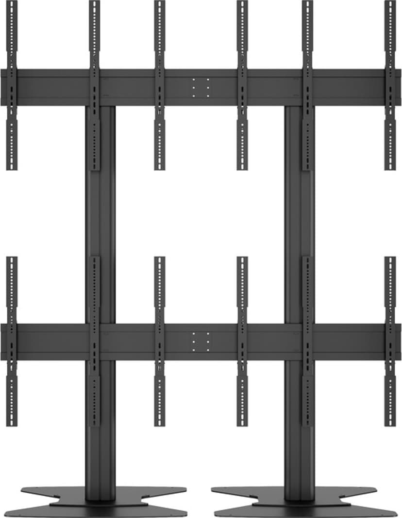 Multibrackets m Public Vid Wall Std Port 6-Scr 40-55'' Black