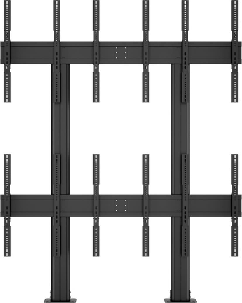 Multibrackets m Public Vid Wall Std Port 6-Scr 40-55'' Black