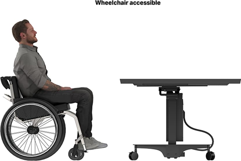 Multibrackets M Motorized Touch Tilt & Table 100kg Max 32"-86"