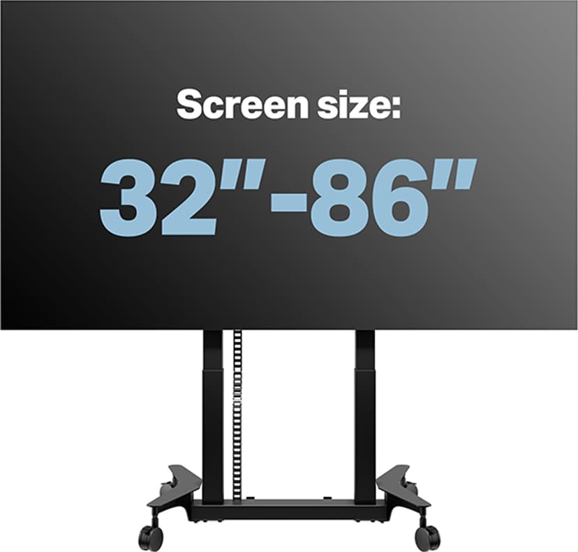 Multibrackets M Motorized Touch Tilt & Table 100kg Max 32"-86"