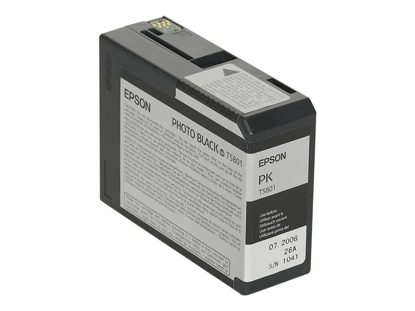 Epson Bläck Svart Foto T5801 - PRO 3800