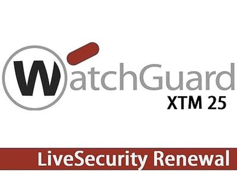 Watchguard XTM 25 1YR Livesecurity Renewal
