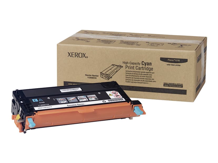 Xerox Toner Cyan 6k - Phaser 6180