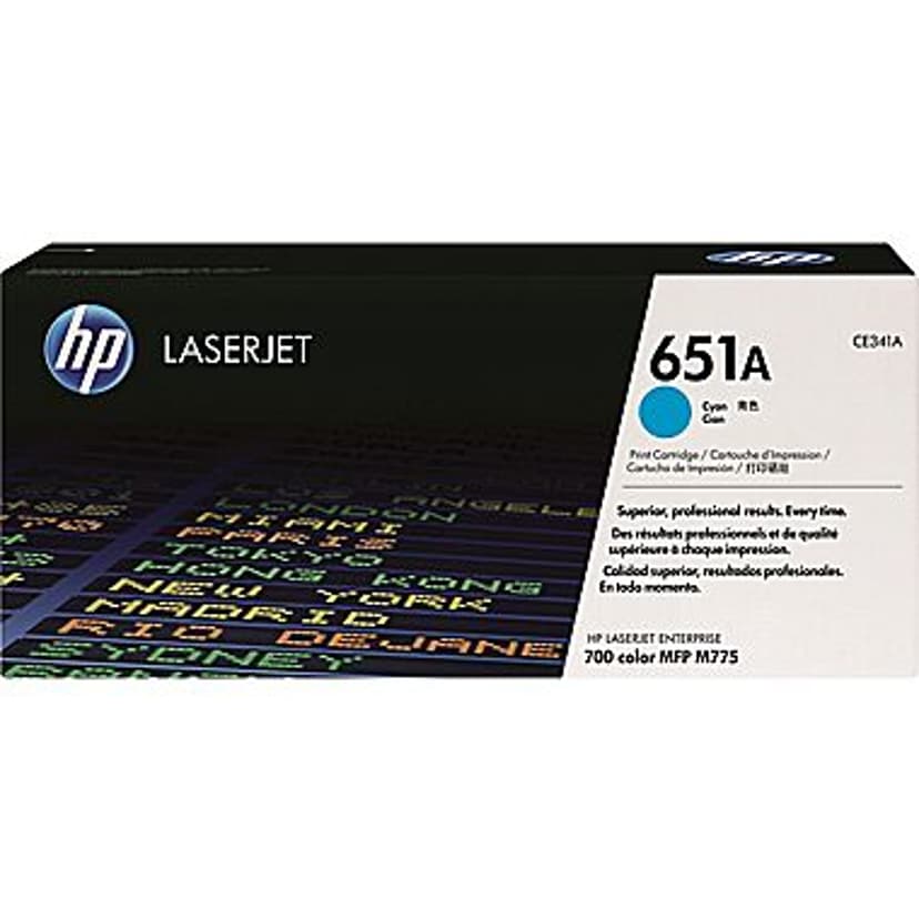 HP Värikasetti Syaani 651A - CE341A