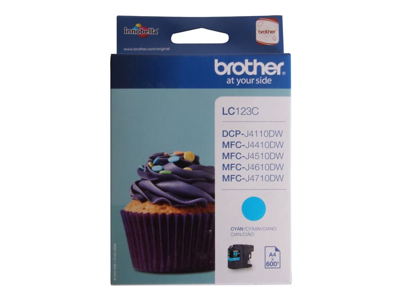 Brother Blekk Cyan LC123C - MFC-J4510DW