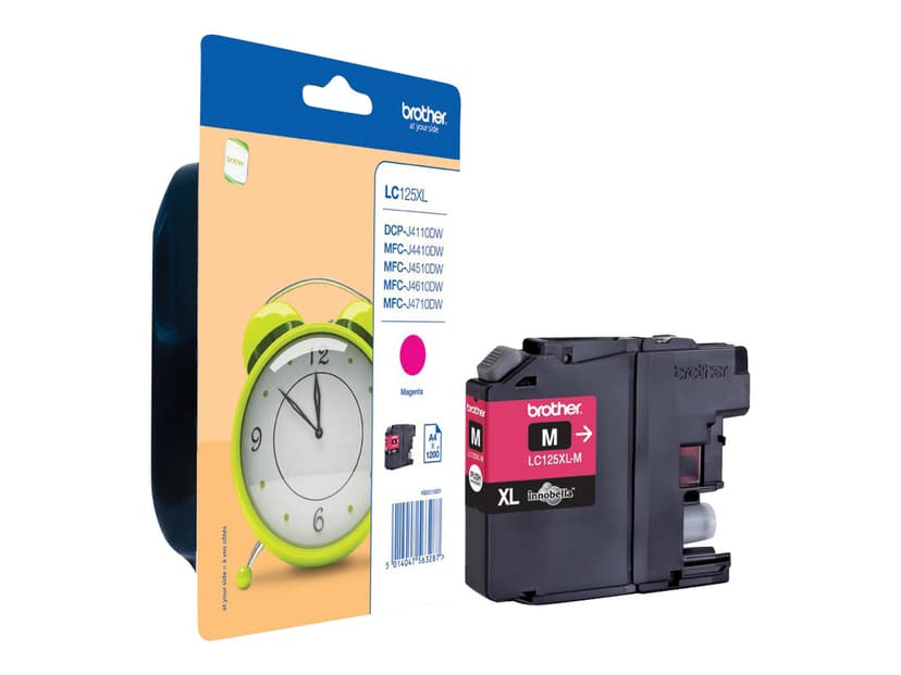 Brother Inkt Magenta HC LC125XLM - MFC-J4510DW
