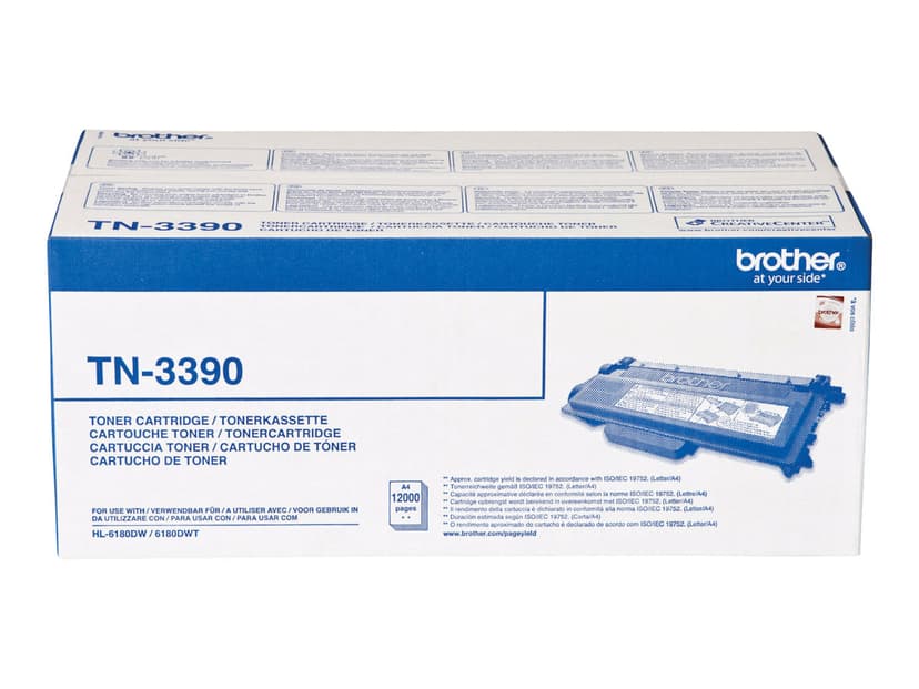 Brother Toner Svart TN-3390 12k - HL-6180/MFC-8950