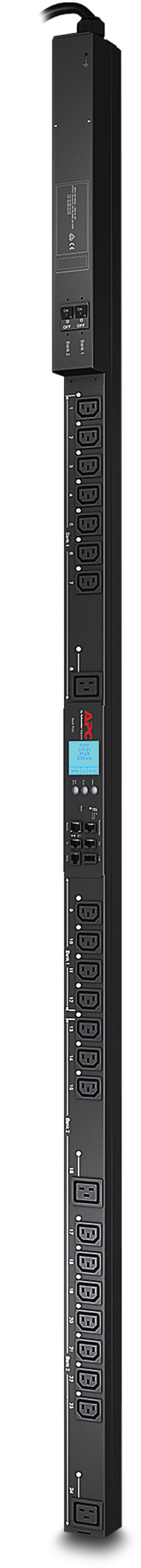 APC Switched Rack PDU strømforsyningsenhed (PDU) 24 AC stikkontakt(er) 0U Sort