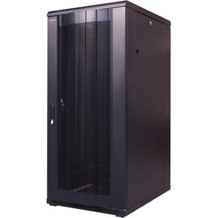 Toten 19" Floor Cabinet 22U 600X800 Perforerad Door Black
