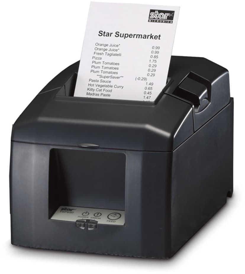 Star Kvittoskrivare TSP654C Parallell Svart, Sax