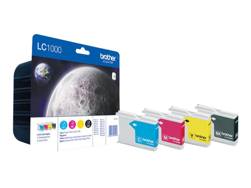 Brother Bläck Kit LC1000 (BK,C,M,Y) - MFC-845CW