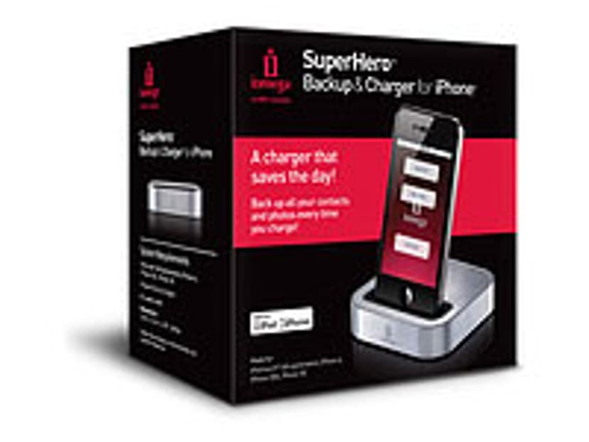 Iomega Superhero Backup And Charger For Iphone