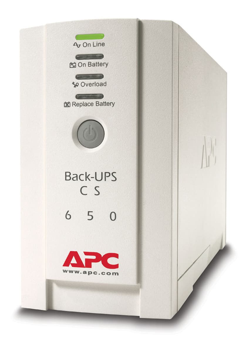 APC Back-UPS BK650EI - 650VA, 4x C13 output, USB - (Kuppvare klasse 2)