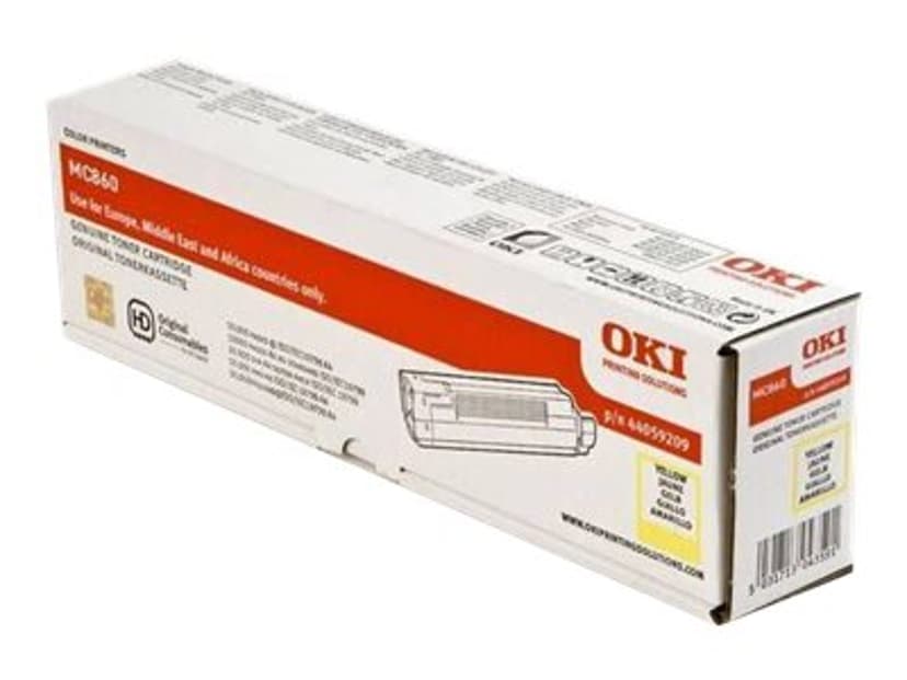 OKI Värikasetti Keltainen 10k - MC860