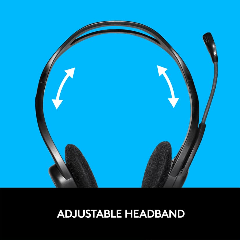 Logitech 960 Business Stereo USB-A Sort