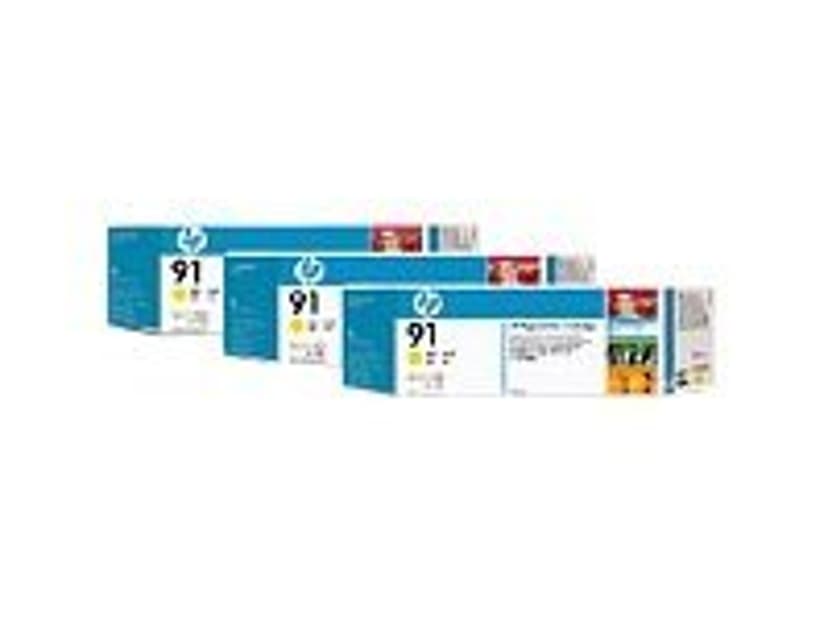 HP Blekk Gul No.91 - Z6100 775ml 3-PACK
