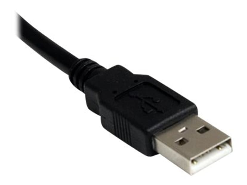 Startech 2 Port FTDI USB to Serial RS232 Adapter Cable with COM Retention 2.1m USB-A 2.0 2 x RS-232 Zwart