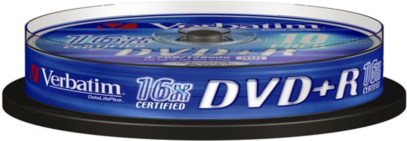 Verbatim DataLifePlus DVD+R 4.7GB 10pc(s)
