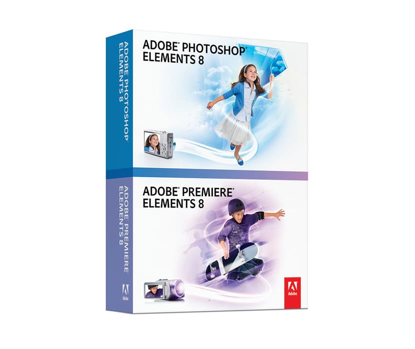 Adobe Photoshop Elements 8 plus Adobe Premiere Elements 8