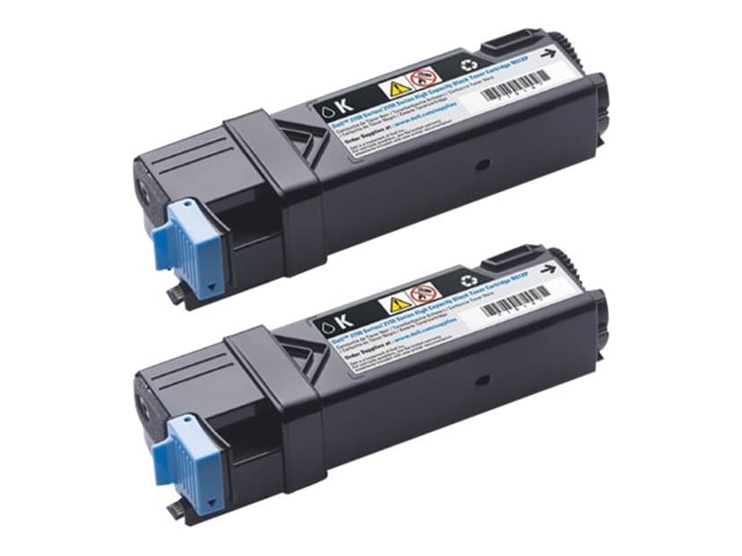 Dell Toner Svart HC - 2150/MFP 2155, 2-Pack