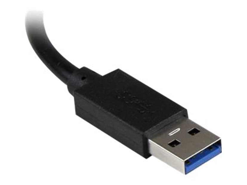 Startech 3 Port Portable USB 3.0 Hub with Gigabit Ethernet Adapter NIC