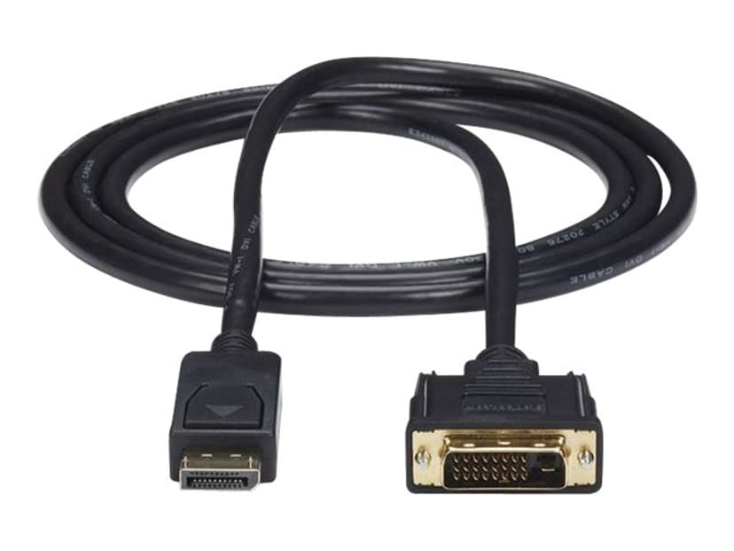Startech 6 ft DisplayPort to DVI Cable M/M 1.8m DisplayPort DVI-D Svart