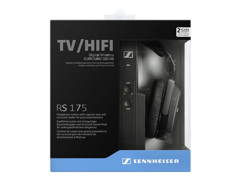 SENNHEISER RS 175 - (Fyndvara klass 2) Stereo Svart