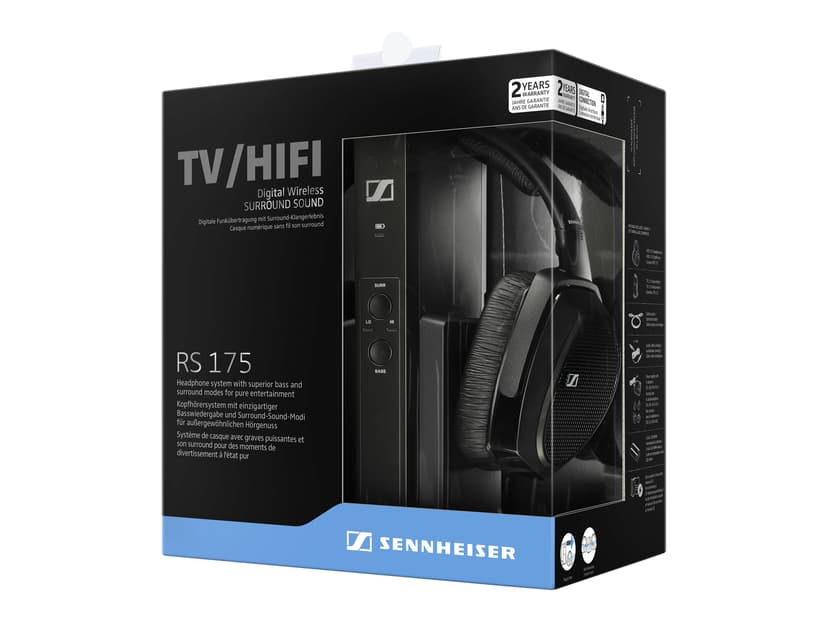 SENNHEISER RS 175  - (Kuppvare klasse 2) Stereo Svart