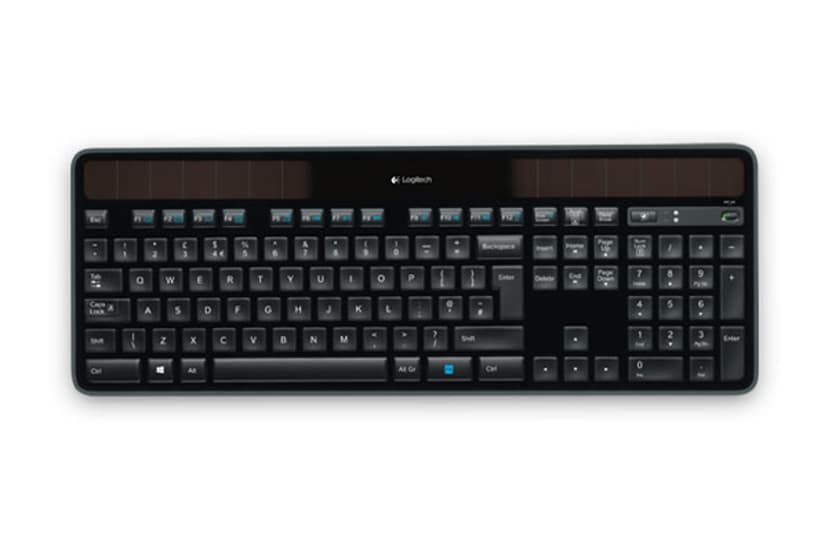 Logitech Wireless Solar K750 UK Layout Trådlös Engelska (Storbritannien)