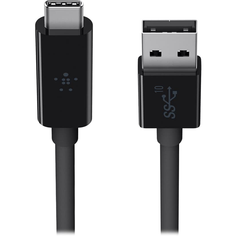 Belkin USB-kaapeli 0.9m USB A USB C Musta