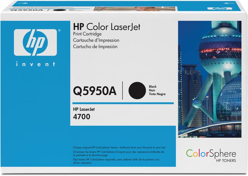 HP Toner Svart 643A 11K - Q5950A