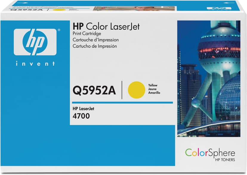 HP Värikasetti Keltainen 643A 11K - Q5952A