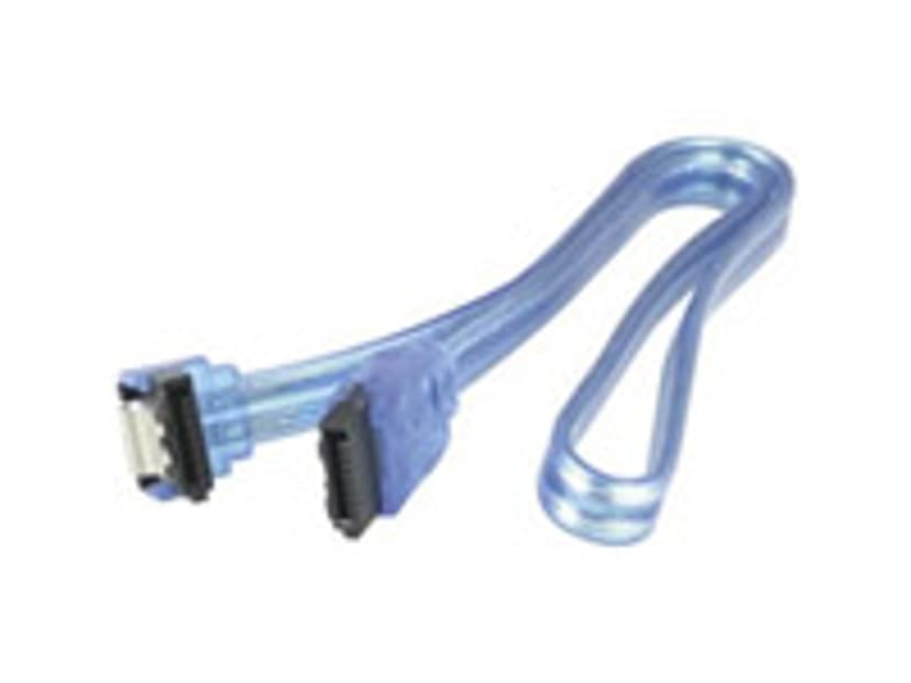 Deltaco Serial-ATA 150/300 Angled 0.5m UV-Sensitive