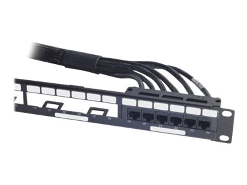 APC Data Distribution Cable RJ-45 Cat 6 7m Sort