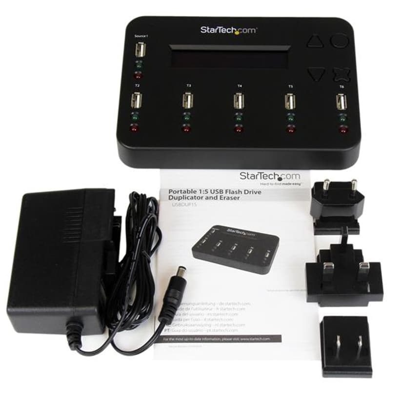 Startech Standalone 1:5 USB Flash Drive Duplicator / Copier and Eraser